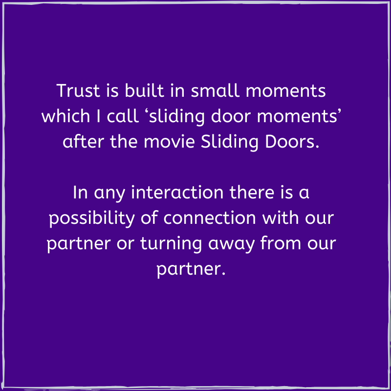 Trust is built in small moments